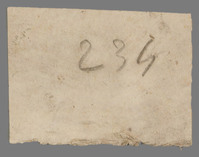 L 01413
<br/>
Label met opschrift
<br/>
<em>Escher von der Linth, Johannes Conrad (1767-1823)</em>